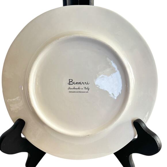 Bizzirri Ceramic Dinnerware Set of 4 Plates 2 Bowls - Picture 4 of 8